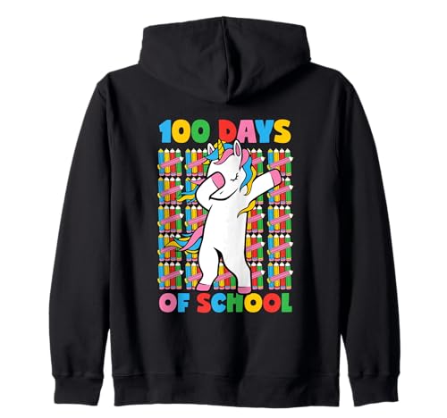 Célébration des 100 jours d'école licorne Sweat à Capuche