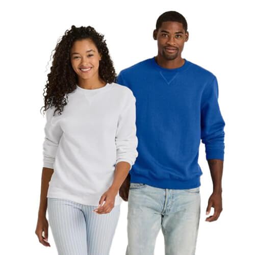 Soffe Mens Classic Midweight Fleece Crew Sweatshirt4