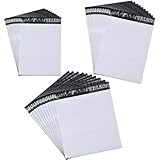 30 Bolsas de Plástico para Envíos, Bolsas de Correo para Ropa, Bolsas de Envío, Bolsas con Cierre Autoadhesivo, Mezcla L/M/C, 10 Piezas/Tamaño