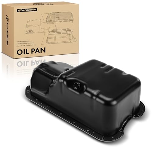 A-Premium Engine Oil Pan Sump with Drain Plug Compatible with Honda Civic 1988-1995, Civic del Sol 1993-1995, CRX 1988-1991, 1.5L 1.6L