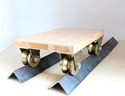 V-Groove Rigid Track Wheel,Sliding Gate Roller With Bracket,Heavy Duty Barn Door Casters,45# Steel Slide Gate Hardware,For Gate Frame,Industrial Machines Carts,Wire Rope Rail (100Mm) #TOP1