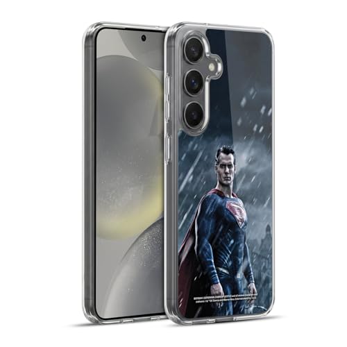 Head Case Designs Officially Licensed Batman V Superman: Dawn of Justice Superman Graphics Gel Case [Military Grade Protection] Compatible with Samsung Galaxy S24+ 5G and Compatible with MagSafe