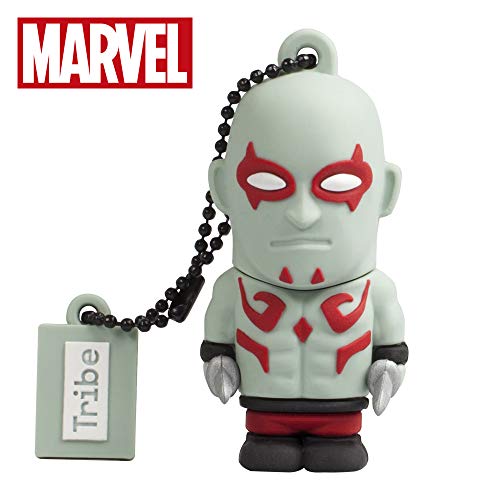 Clé USB 16 Go Drax - Mémoire Flash Drive 2.0 Originale Marvel Les Gardiens de la Galaxie, Tribe...