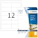 HERMA 10907 Power Etiketten DIN A4 groß (97 x 42,3 mm, 25 Blatt, Papier, matt) selbstklebend, bedruckbar, extrem stark haftende Universal Etiketten, 300 Klebeetiketten, weiß
