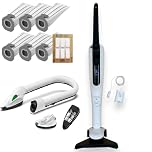 VORWERK FOLLETTO VK7s ORIGINALE NUOVO – Aspirapolvere SENZA FILI con Spazzola, Batteria, Caricabatteria, 6 Sacchetti, 6 Dovina – GARANZIA 2 ANNI (Dotazione Completa + Picchio PB7)