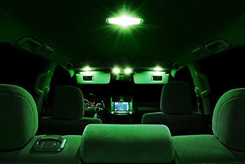 Xtremevision Interior Led For Chevy Cruze 2011-2014 (12 Pieces) Green Interior Led Kit + Installation Tool #TOP3