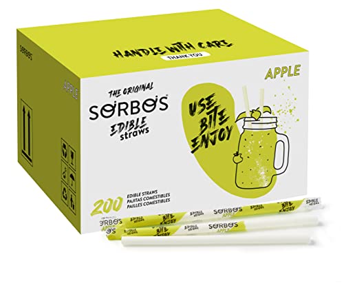 Sorbo sabor manzana, 18.8 cm, 200 unidades miniatura 1