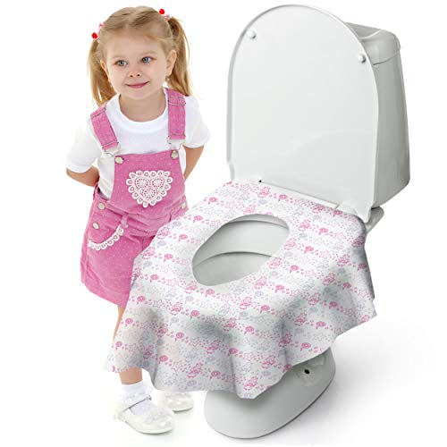 Cadily Princess Potty Seat Protectors: 20pack Disposable Toilet Seat Covers. Potty Liners Disposable