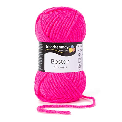 Schachenmayr Boston, 50G neon pink Handstrickgarne Cover