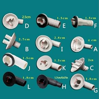 FUXIU Connettore Universale Uscita Scarico Condizionatore 2 Pezzi Unità Esterna Connettore Tubo Scarico Raccordo Ad Angolo Installazione Facile