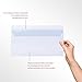 Zzrywuty #10 Letter Size Mailing Envelopes for Business, 60pcs Self Seal Windowless Security Envelopes 4-1/8 x 9-1/2 Inch White 24LB Paper