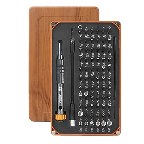 Set de destornilladores 68 en 1 con estuche de madera