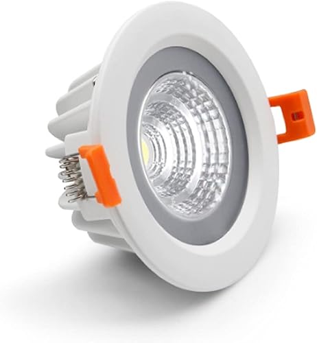 Miniatura 10 de Lámpara de techo empotrable LED de 3.5 pulgadas y 5 W, panel de aluminio delgado, lámpara de ducha resistente al óxido, IP65, impermeable, para