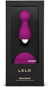LELO HULA Beads: Bolas Chinas Vibradoras con Control Remoto, Uno de los Juguetes Sexuales más originales, estas Bolas Vaginales giran, rotan y vibran, Deep Rose