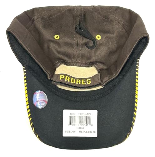 Gorra ajustable marrón MVP San Diego Padres para hombre miniatura 3