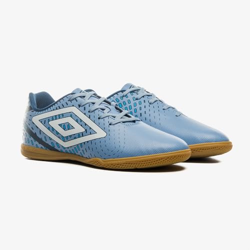 Chuteira Futsal, Plasma, Umbro, Masculina, Allure/Branco/Marinho, 38