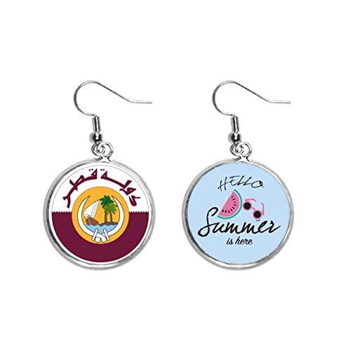 Pendientes de sandía Qatar Asia el regalo de verano perfecto para l&oacute;bulo