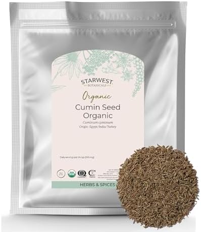 Starwest Botanicals Organic Cumin Seed, Chili, & Other Food - Bulk 1 lb Bag