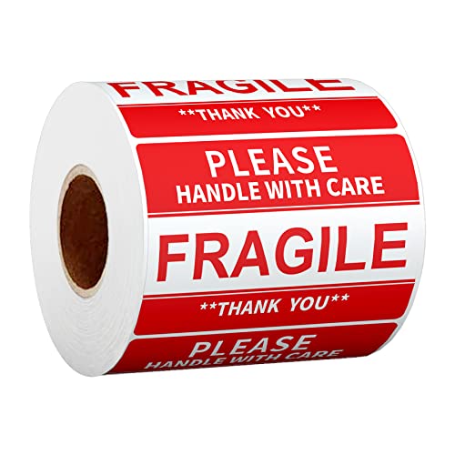 Anylabel 2" x 3" Fragile Stickers for Shipping and Moving Please Handle…
