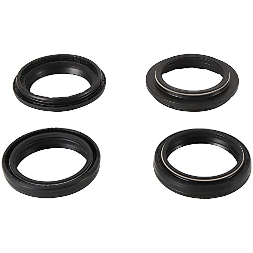 Pivot Works Fork Seal Kit PWFSK-Z024 Compatible with/Replacement for Kawasaki EN500 Vulcan LTD 1996-2009, ER-6N 2009-2010, EX 650R 2006-2018, EX 650R ABS 2013-2018, KDX200 1993-1994