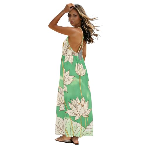 Robe caraco ample dos ouvert pour un confort estival rafraîchissant