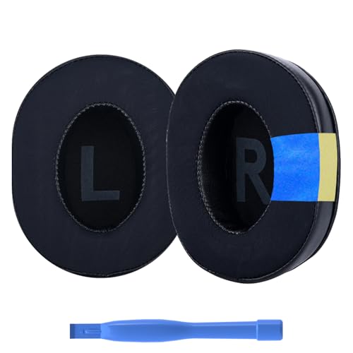 Almohadillas de repuesto para auriculares Logitech G Pro, G Pro X, G Pro X 2, G Pro X SE por MMOBIEL - Almohadillas con gel refrigerante para aislamiento de ruido - Negro miniatura 1