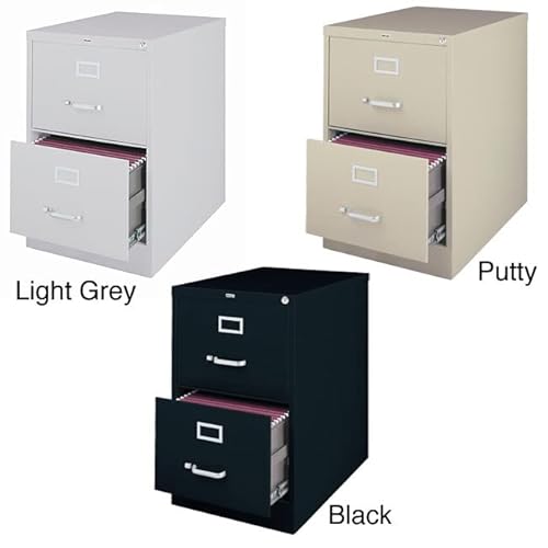 Hirsh Industries 2-Drawer Legal File Cabinet - Black, 18In.w X 26.5In.w X 28.4In.d, Model Number 14419 #TOP2