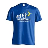 [アートワークスコウベ] バスケ Tシャツ 半袖 練習着 ドライ バスケットボールエボリューション ユニセックス XXXL コバルトブルー