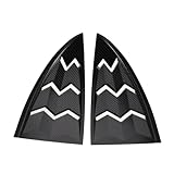 Compatibilité du : ces persiennes de vitres latérales de voiture sont conçues pour s'adapter aux voitures, en suivant les contours d'usine pour garantir une installation et une compatibilité sécurisées,