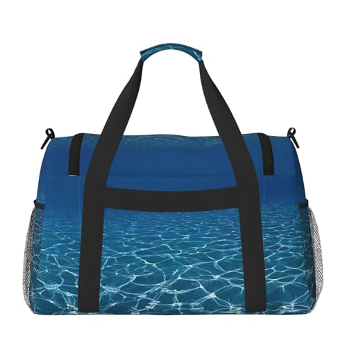 Bolsa de viaje Blue Deep Ocean, el complemento impermeable para tu gimnasio 2