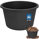 KOTARBAU® Seau à mortier Rond Noir 45 L...