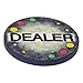DA VINCI Large 2 Inch Ceramic Texas Holdem Poker Dealer Button