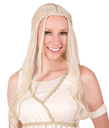 Narwhal Novelties Renaissance Dragon Queen Blonde Wig for Women, Halloween, Costume Wigs