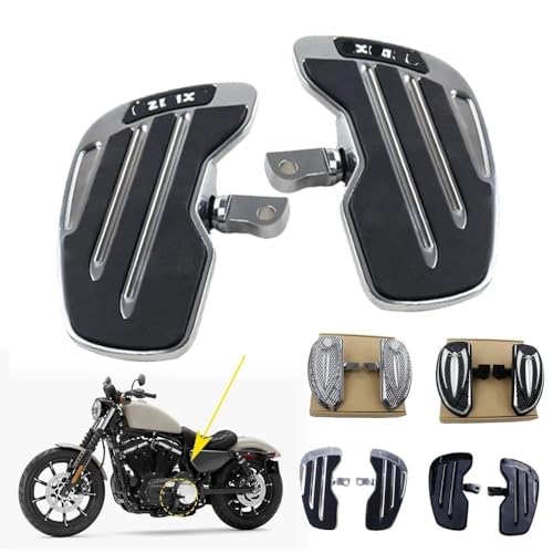 Repose-pieds pilote accessoires pour motos arrière compatibles Night Train 1999-2009 - 2