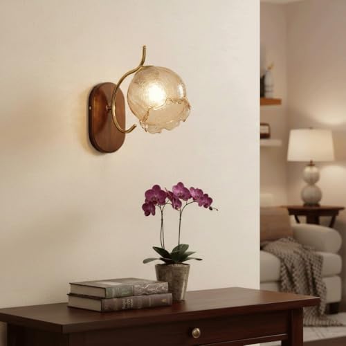 Aplique de pared de lirio para iluminar dormitorios oscuros con estilo francés 3