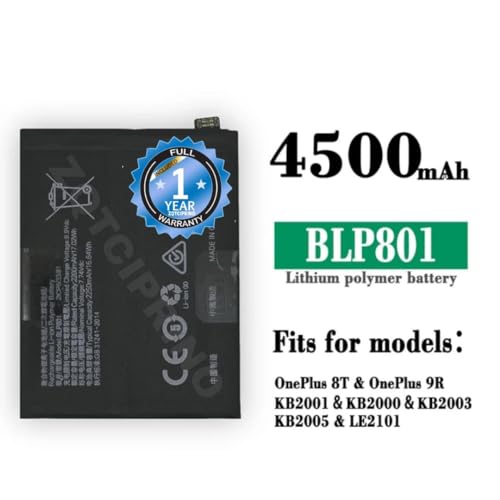 Image of Original BLP801 Battery for Oneplus 8T / Oneplus 9R KB2000 KB2001 KB2003 KB2005 Battery with 1 Year Warranty***(N179)