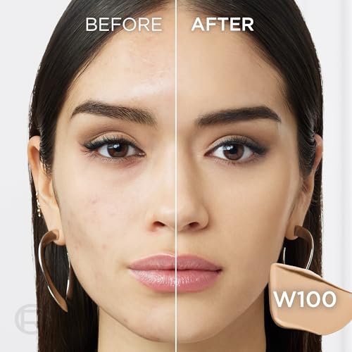 L'Oreal Paris Infallible Skin Ink 2-in-1 Foundation Concealer Hybrid Face Makeup, up to 48HR Transfer-Resistant with Medium Coverage, 100 Light Warm - image 2