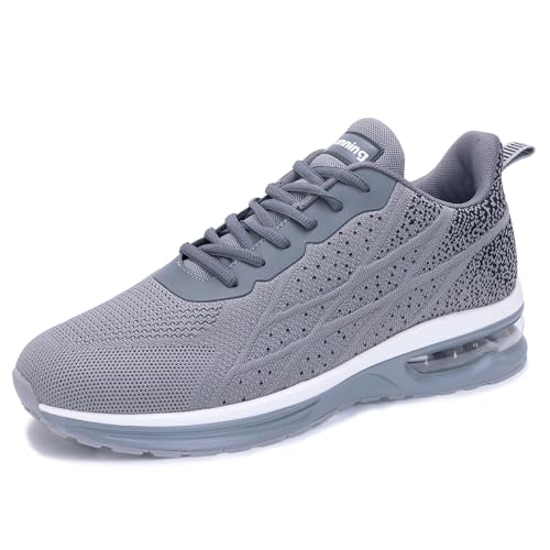 FefiYo Mens Cushioning Walking Shoes Casual Tennis Sneakers Athletic Sport