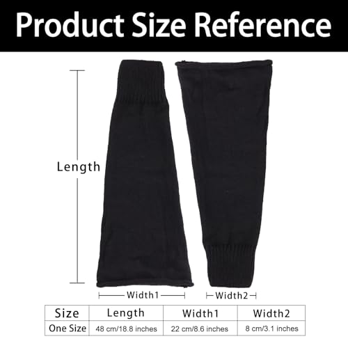 Image of Junely Leg Warmers for Women Kawaii Leg Warmer Cute Legwarmers Japanese Socks Emo Lolita Gyaru Harajuku Accessories