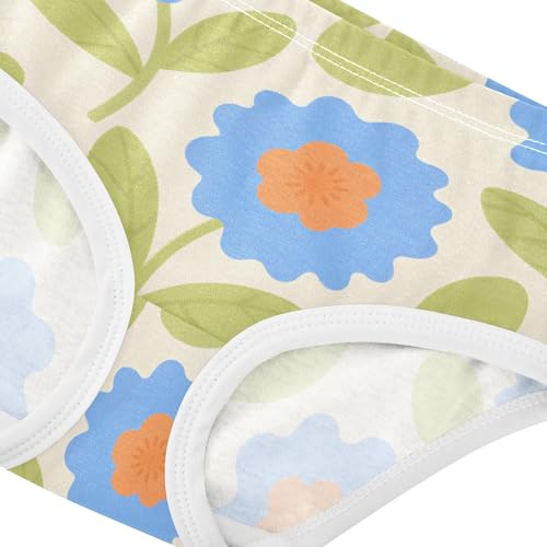 GuoChe Triangle Panties Soft Panties Toddler Cotton Underwear for Girls in Sizes 2T,3T, 4T, 5T, 6Y and 8Y4