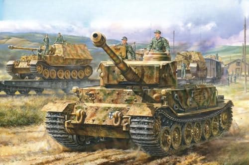 Maquette Panzerbefehlswagen Tiger (P) 003 Amusit 35A059 char de combat miniature échelle 1/35