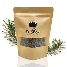 Fusion Select 100% Natural Pine Needle Tea - Fresh, Natural Loose Leaf Herbal Teas for Relaxation, Immunity & Health - Dried Pine Needles With Vitamins A, C, E & Antioxidants 1.5Oz