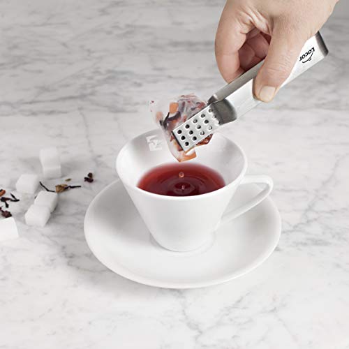 Miniatura 5 de Lacor 68078 Pinza De Presión, Acero Inoxidable 18 10, Resistente Al Óxido, Exprime Al Máximo Las Bolsitas De Té, Mango Ergonómico, Apto Para El Lavavajillas, 13.5cm