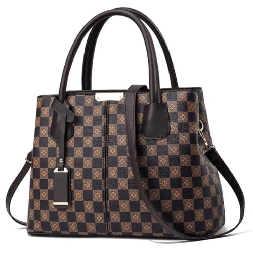 Image of Women Handbag with Top Handle | Crossbody Satchel sling bag with adjustable Strap | Retro design ladies bag for daily use