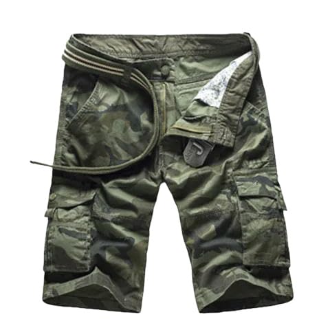 Short militaire décontracté homme bermuda cargo camouflage été