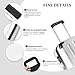 2 Pcs Luggage Handle Wraps for Suitcase - Fashion White Elk Print Luggage Handle Covers, Suitcase Tags Identifiers for Suitcases, Travel Essentials for Flying Accessories