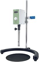 High Speed Lab Homogenizer 2000–20000rpm, Digital Disperser Emulsifier, 20–1200mL, Max 5000mPa·s (Low–Medium Viscosity Only), Auto Overload Protection，2 Dispersing Heads