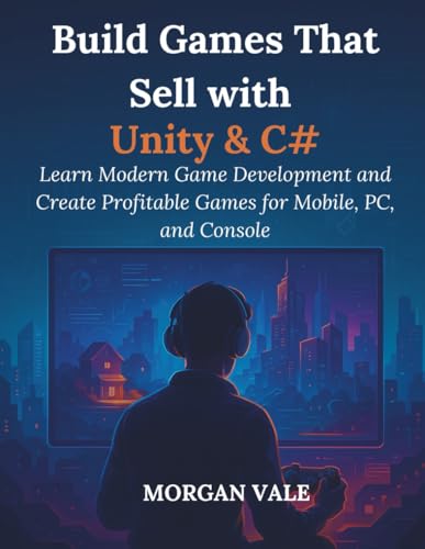 Build Games That Sell with Unity & C#: Learn Modern Game Development and Create Profitable Games for Mobile, PC, and Console (Pixel to Polygon ... 2D & 3D Graphics for Modern Game Development)