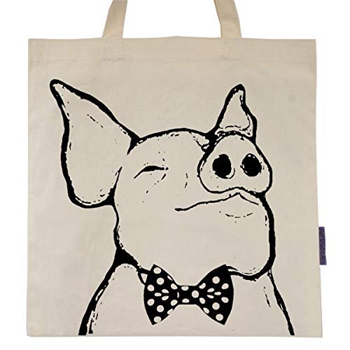 Nathan The Pig Tote Bag By Pet Studio Art #TOP5