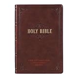 Personalized KJV Holy Bible Faux Leather Large Bible with Index Tabs | Giant Print | King James Version Bible Custom with Name, Date or Text | Gift for Christian & Religious Celebrations | Burgundy